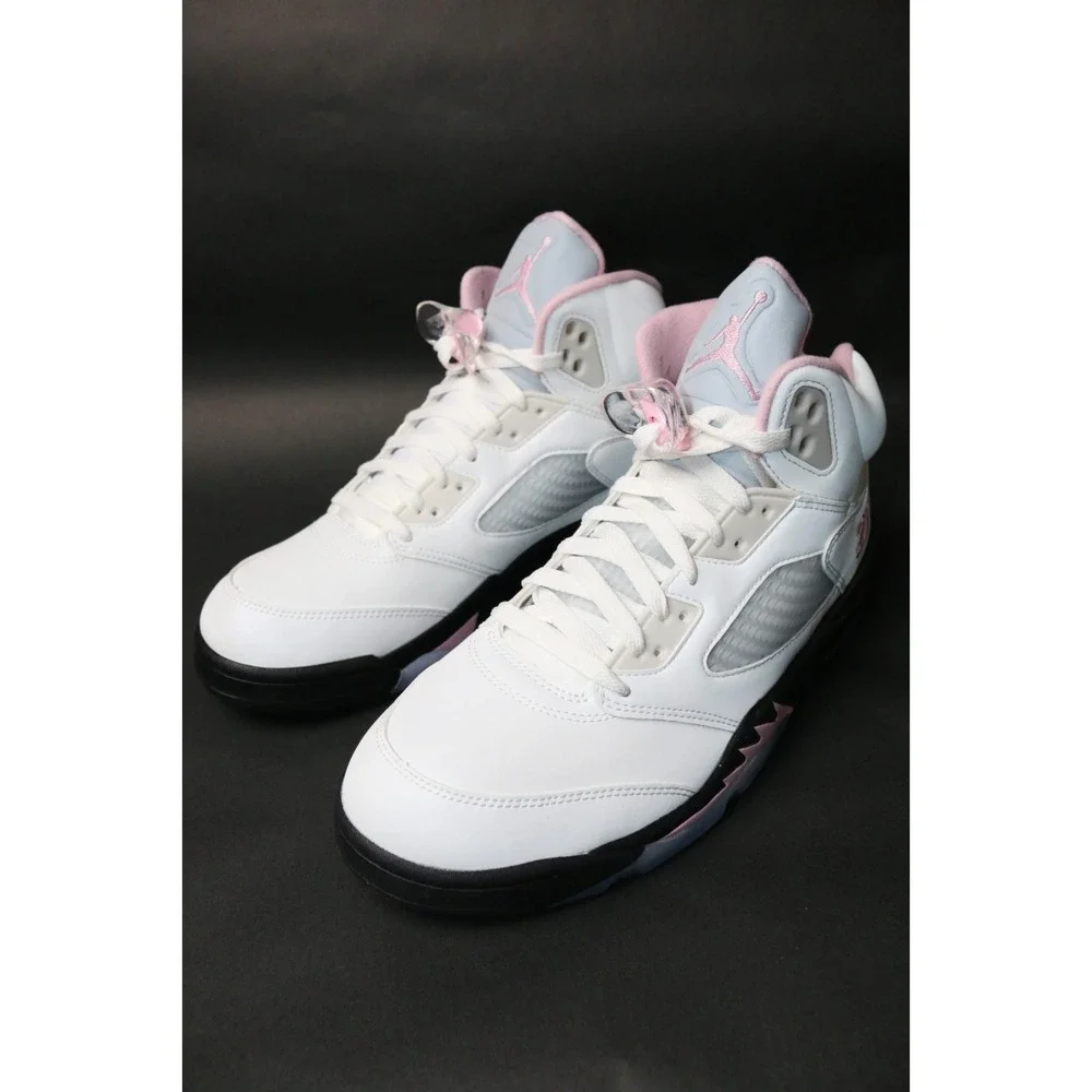 Nike Air Jordan 5 Retro OG Medium Soft Pink White HQ7978-102 Mens 11 /EU 45/UK10